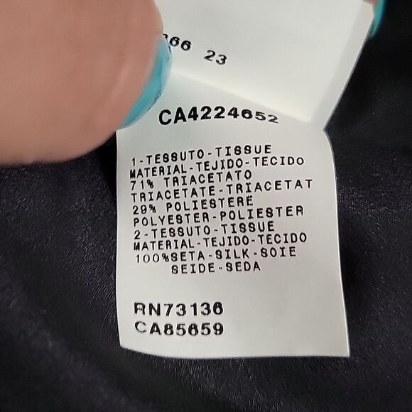 MAX MARA made in Italy Black chiffon gown Final Discount - Picture 16 of 16